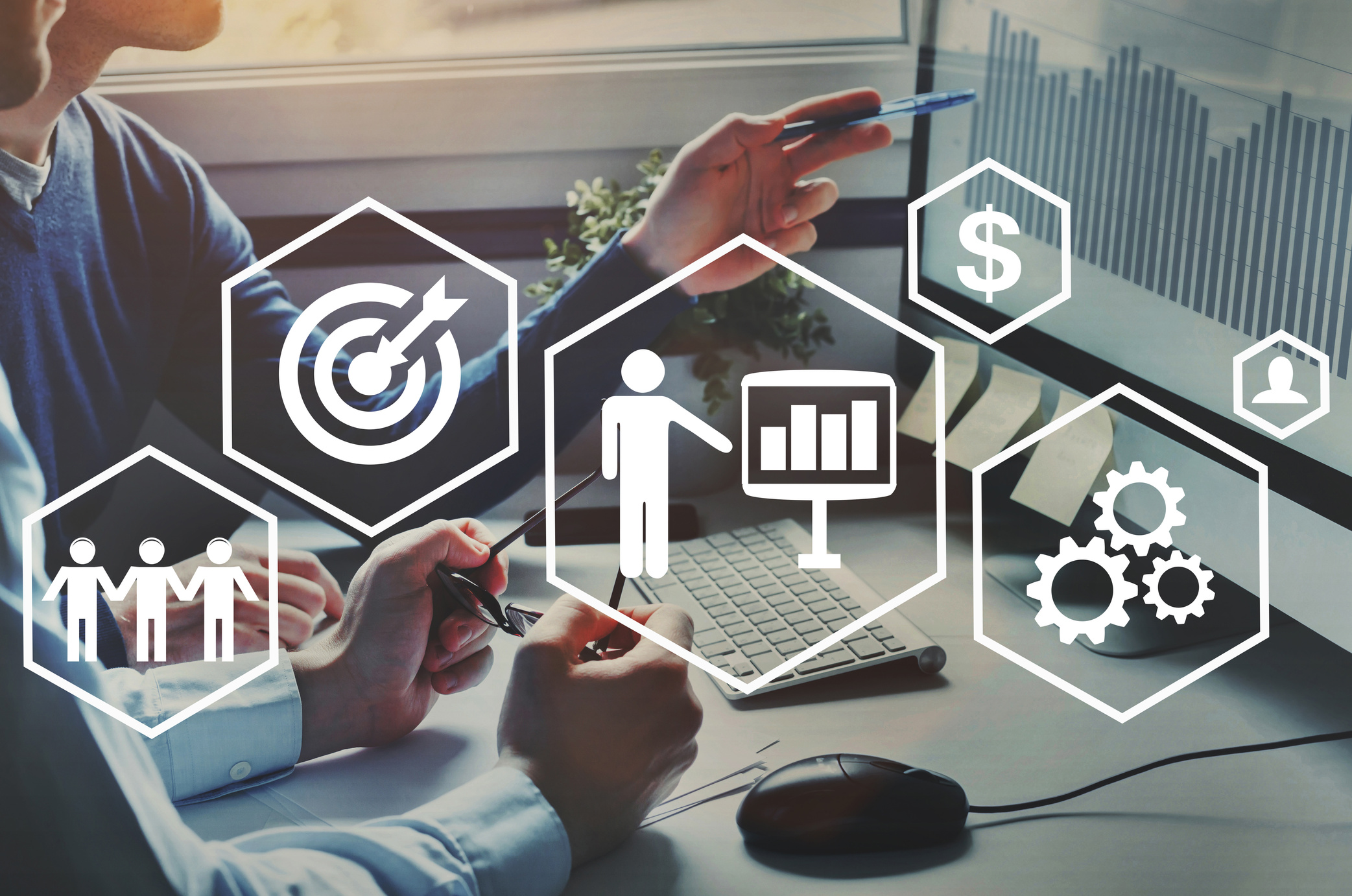 skill management and business education concept